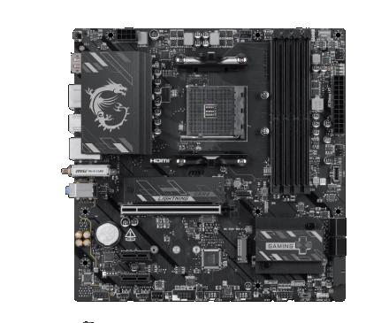 Miniatura 3 de Tarjeta Madre MSI B550M GAMING PLUS WIFI6E, Micro-ATX, Socket AM4, AMD B550, 128GB DDR4, HDMI/DP para AMD