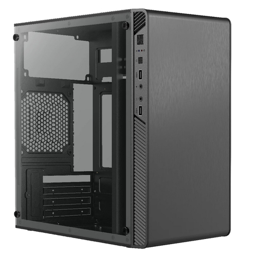 Gabinete Acteck Performance II GI215W Micro Tower, PSU 500 W, PSU Si, Negro