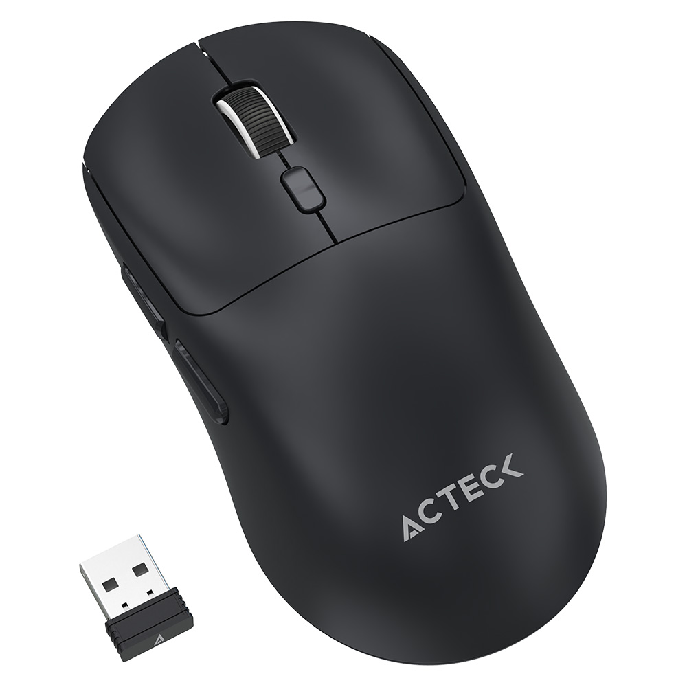 Miniatura 2 de Mouse Ergona?mico Multidispositivo Instinct Click MI484 / hasta 3,200 DPI Ajustable / 2.4 Ghz + Bluetooth / 5 Botones / Recargable / Advanced Series / Negro