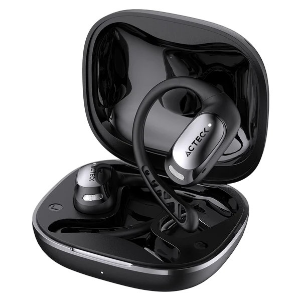 Auda?fonos Inala?mbricos Flow Open EF700 / Bluetooth 6.0 / Estereo 2.0 / Duracia?n de hasta 8 h audifonos + 18 h estuche / Compatible con Android / iOS / TWS