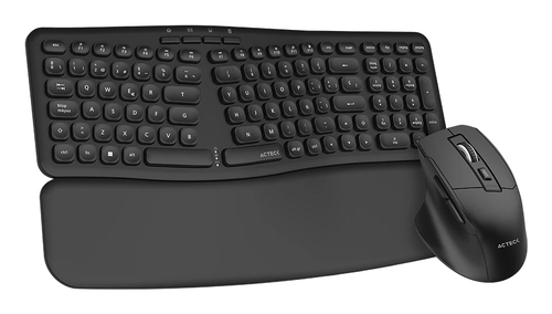 Miniatura 2 de Teclado Inalámbrico Acteck Creator Ultra Confort MK650 Español, Tamaño completo (100%), Teclado numérico, Negro
