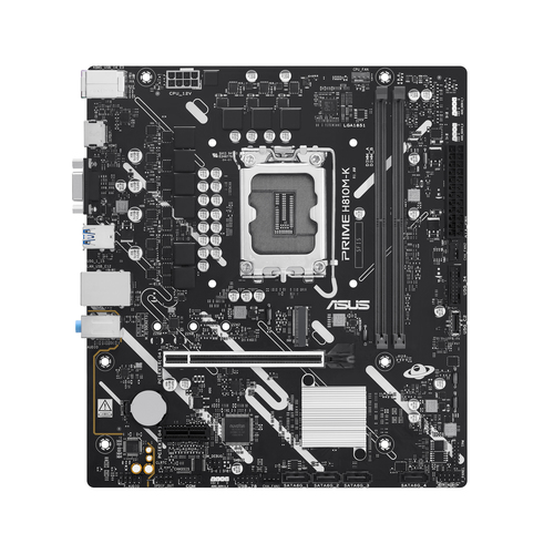 Tarjeta madre ASUS PRIME H810M-K LGA 1851, 2 DDR5-SDRAM, Micro ATX