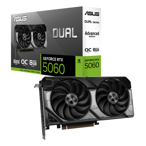Miniatura 3 de Tarjeta de Video ASUS NVIDIA GeForce RTX 5060 Dual OC Edition Advanced, 8GB 128-bit GDDR7, PCI Express 5.0, Min. 550W