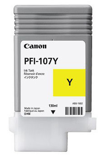Cartucho de tinta Canon PFI-107Y Original, Amarillo