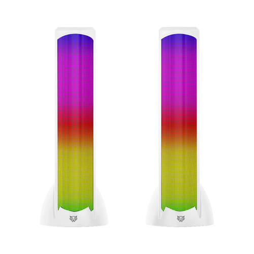 Miniatura 3 de Bocinas Balam Rush Glimm Tower BG575 2.0, USB, 3.5 mm, Bt, Inalámbrico y alámbrico, PC, Blanco