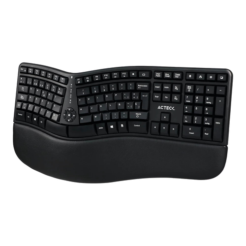 Miniatura 4 de Teclado Inalámbrico Acteck Creator Virtuos Fitt MK770 Español, Tamaño completo (100%), 10 m, Teclado numérico, Negro