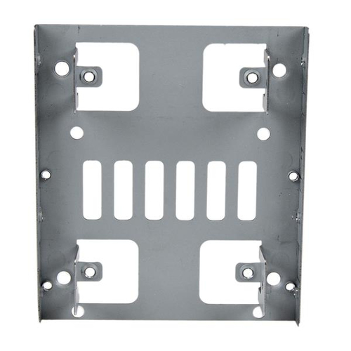 Miniatura 3 de Bracket StarTech.com Bracket Adaptador Bandeja de Montaje 2 Unidades de Disco Duro HDD de 2.5" a Bahía de 3.5 Pulgadas, 8.89 cm (3.5"), Panel de transportación, Acero inoxidable, 2.5", Acero, REACH, CE, TAA