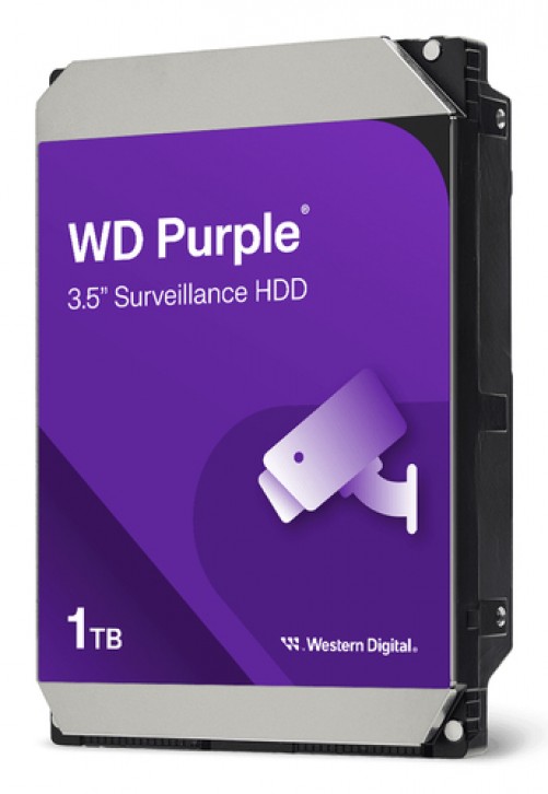 Disco Duro Western Digital Purple Purple 3.5", 1 TB, Serial ATA III, 5400 RPM, Cache 64 MB