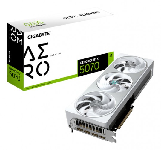 TARJETA DE VIDEO GIGABYTE GV-N5070AERO OC-12GD, RTX, 12GB, 192 BITS, GDDR7, PCI-E 5.0