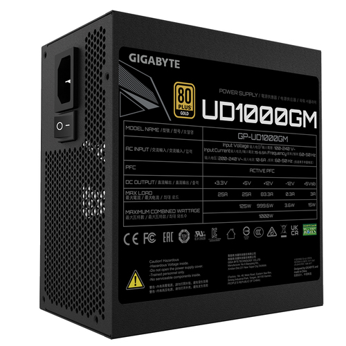 Miniatura 2 de FUENTE DE PODER GIGABYTE GP-UD1000GM 80 PLUS GOLD 1000W