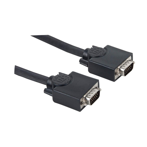 Miniatura 4 de Cable VGA Manhattan Cable para monitor SVGA 15 m, Macho, Macho, Negro