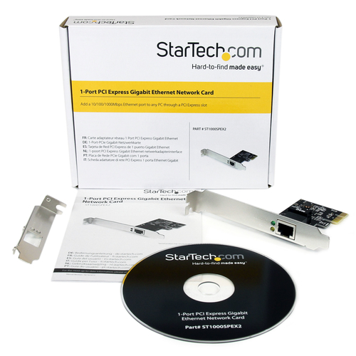 Miniatura 2 de Tarjetas de red StarTech.com PCI Express, RJ-45 1, 1000 Mbit/s, Alámbrico