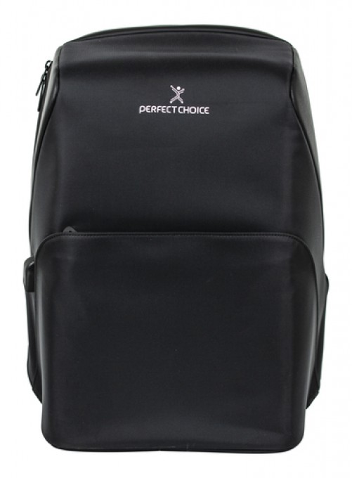 MOCHILA Perfect Choice PC-083665 Hasta 15.6", Poliéster, Negro