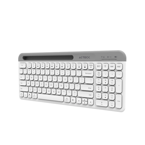 Miniatura 4 de Kit Teclado y Mouse Acteck Creator Virtuos Silk MK720 Interruptor de membrana, Inalámbrico, 4000 DPI, Blanco