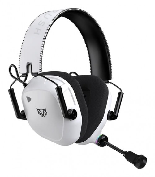 Audífonos Balam Rush Pilot Pro HS808 Diadema, Inalámbrico y alámbrico, 3.5 mm, USB, Bluetooth, Negro, Blanco