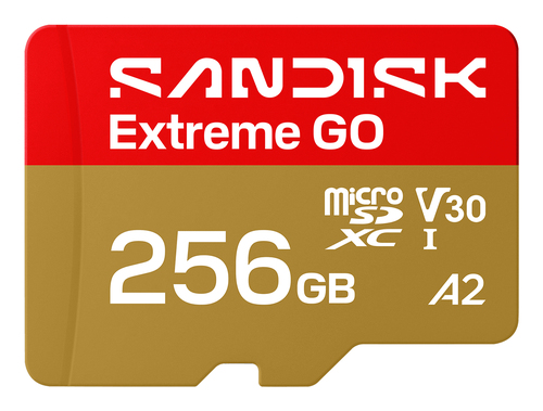 Memoria Flash SanDisk Extreme GO, 256GB MicroSDXC UHS-I Clase 10