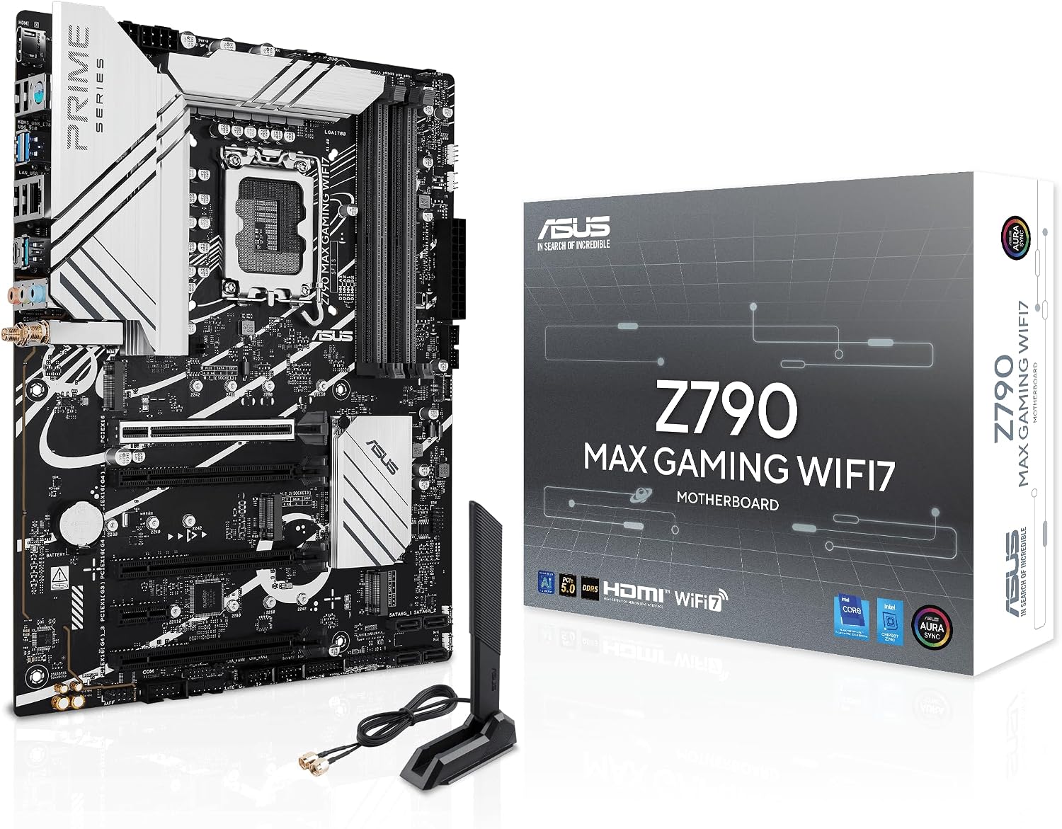 Miniatura 2 de Tarjeta Madre ASUS Z790 MAX GAMING WIFI7, ATX, LGA 1700, Intel Z790, 192GB DDR5, HDMI para Intel