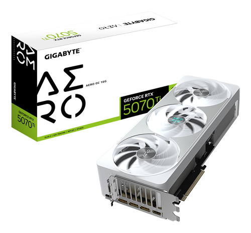 Tarjeta de Video GIGABYTE GV-N507TAERO OC-16GD Procesamiento de gra?ficos GeForce RTXa?? 5070 Ti
