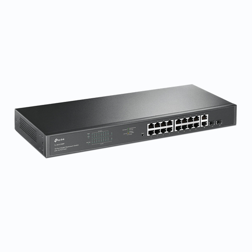 Miniatura 3 de Switch TP-Link TL-SG1218MP No administrado, RJ-45 18, Gigabit Ethernet (10/100/1000), (PoE +) 16, 1U, Negro