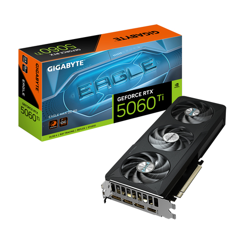 Tarjeta de Vídeo GIGABYTE GeForce RTX 5060 Ti, 8 GB, 128 Bit, GDDR7, PCI Express 5.0