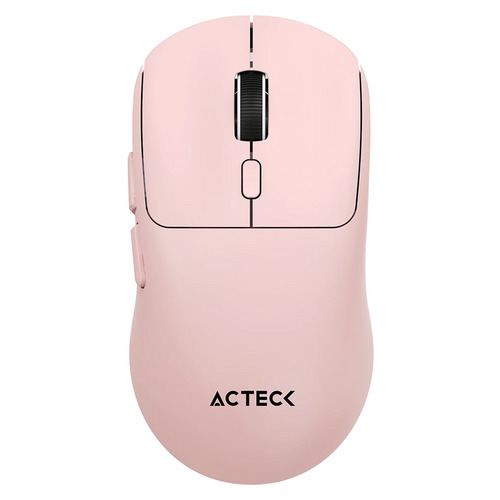 Mouse Acteck AC-945677 Óptico, 5 Botones, 3200 DPI, RF inalámbrico + bluetooth, 10 m, Rosa
