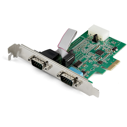 Tarjeta StarTech.com PCIe, De serie, Verde