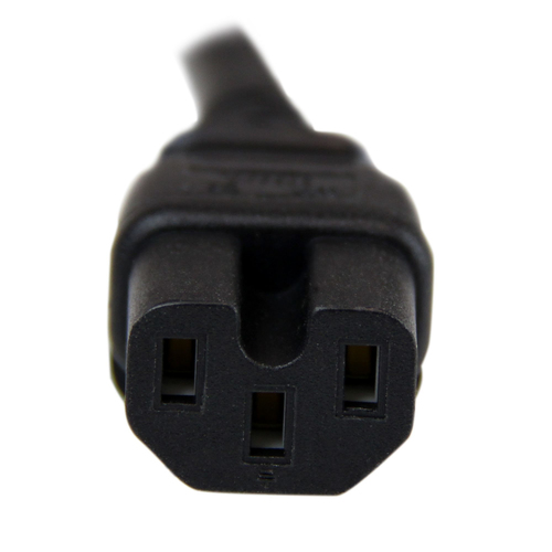 Miniatura 4 de Cables de poder StarTech.com Macho, Macho 125 V, 2.4 m, Negro