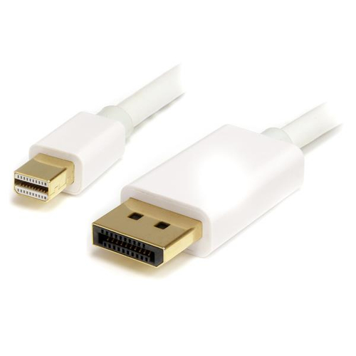 Cable displayPort StarTech.com DisplayPort 1.2, 2 m, Blanco