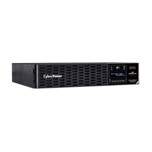 Miniatura 3 de No Break CyberPower PR2200RT2U 2.2 kVA / 2200 W, 2430 J, Entrada 155 V, 8 salidas AC, Negro
