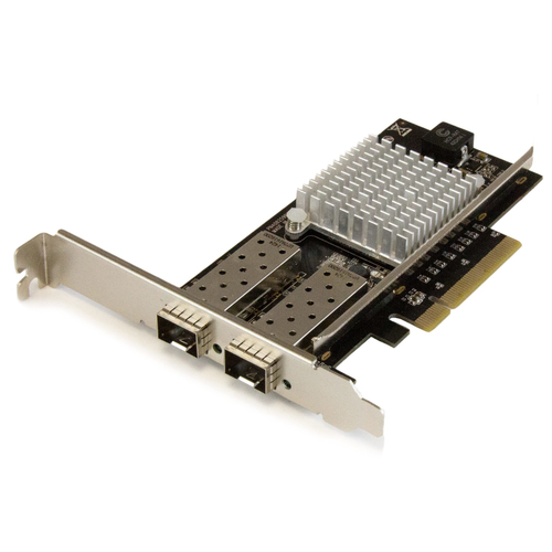 Tarjetas de red StarTech.com PCI Express, RJ-45 0, 20000 Mbit/s, Alámbrico, Negro, Metálico