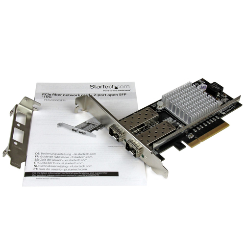 Miniatura 2 de Tarjetas de red StarTech.com PCI Express, RJ-45 0, 20000 Mbit/s, Alámbrico, Negro, Metálico