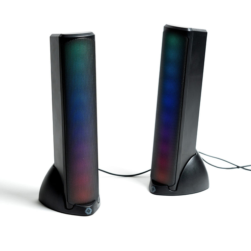 Bocinas Vortred V-930280 USB, 3.5 mm, Bt, Inalámbrico, Universal, Negro