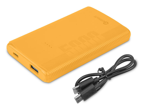 Miniatura 4 de Power Bank Getttech GBN-E5KCS-01 5000 mAh, Universal, USB, Amarillo