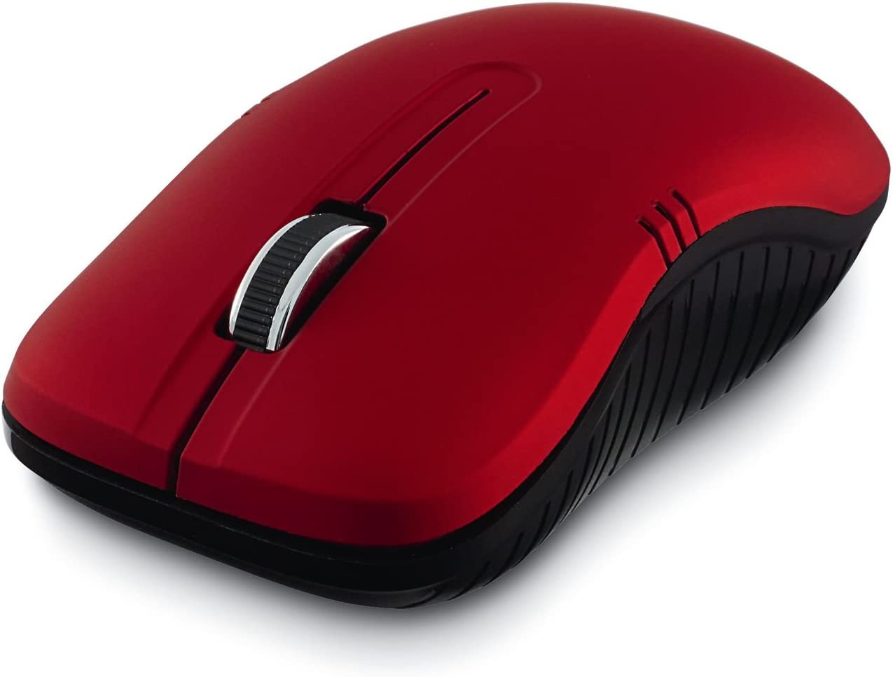 Mouse Verbatim inalambrico optico, 1200 DPI, Nano Receptor puerto Usb 2.0, pila AA Incluida, Color rojo