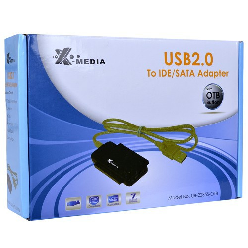 Miniatura 3 de Cable Adaptador USB2.0 A IDE 2.5 & 3.5 pulgadas y SATA XMEDIA XM-UB2235s Plug and Play